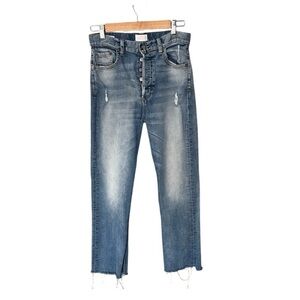 BOYISH Bardy Jeans in Mercy Island Button
Fly Raw Hem